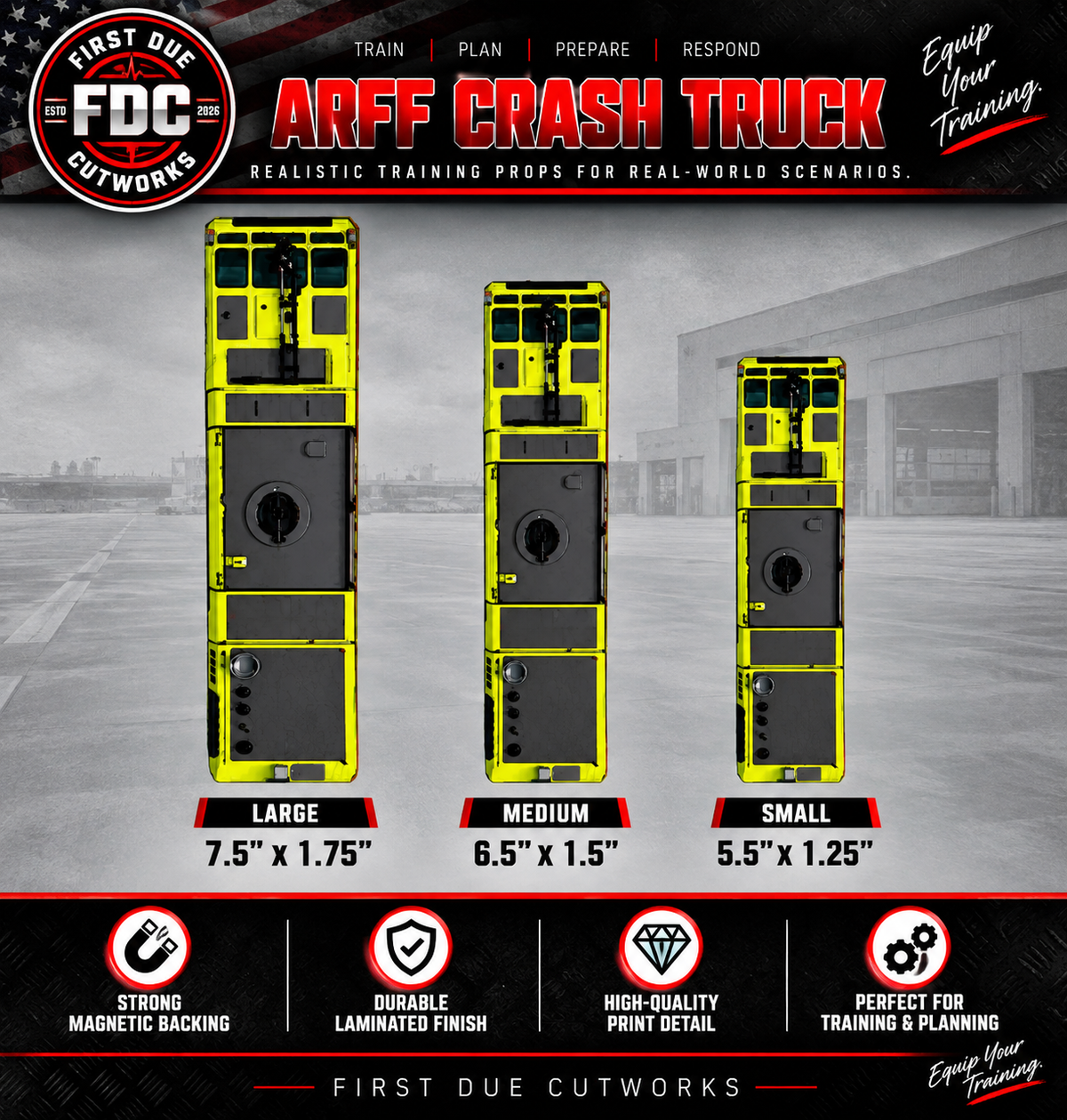 ARFF Truck Training Magnet