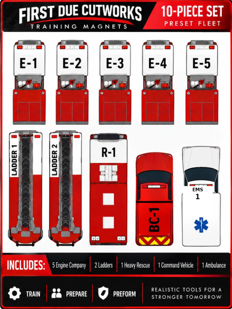 10-piece Ready-to-Go fleet reference