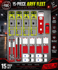 15-Piece Ready-to-Go ARFF Fleet Training Magnet Set - Approved